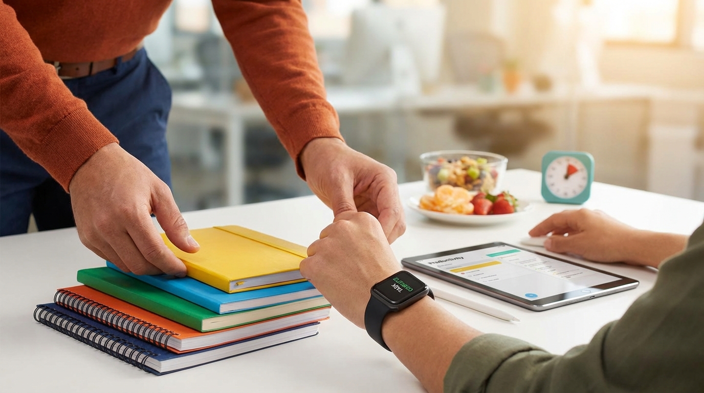 How can daily hacks improve work productivity