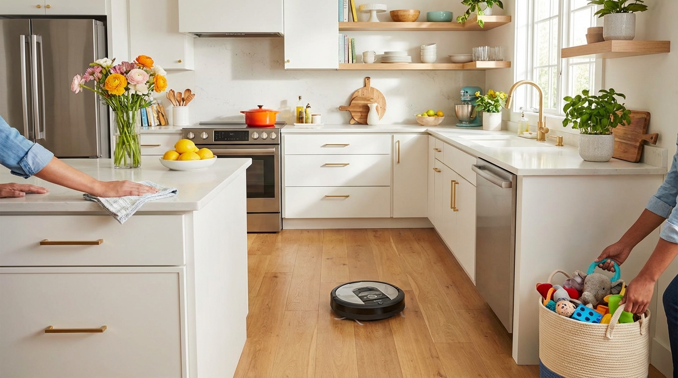 What are easy daily hacks for a clean house